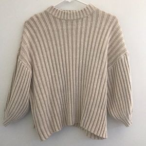 Cream cropped sweater